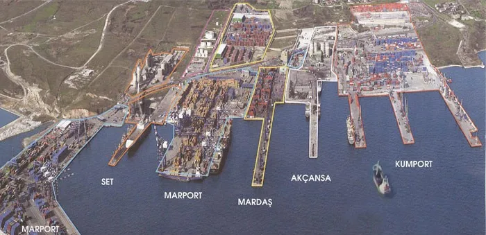 Ambarlı Limanı - MARDAŞ A.Ş., KUMCULAR KOOPARETİFİ, SOYAK A.Ş., MARPORT A.Ş., AKÇANSA A.Ş., ARMATÖRLER A.Ş